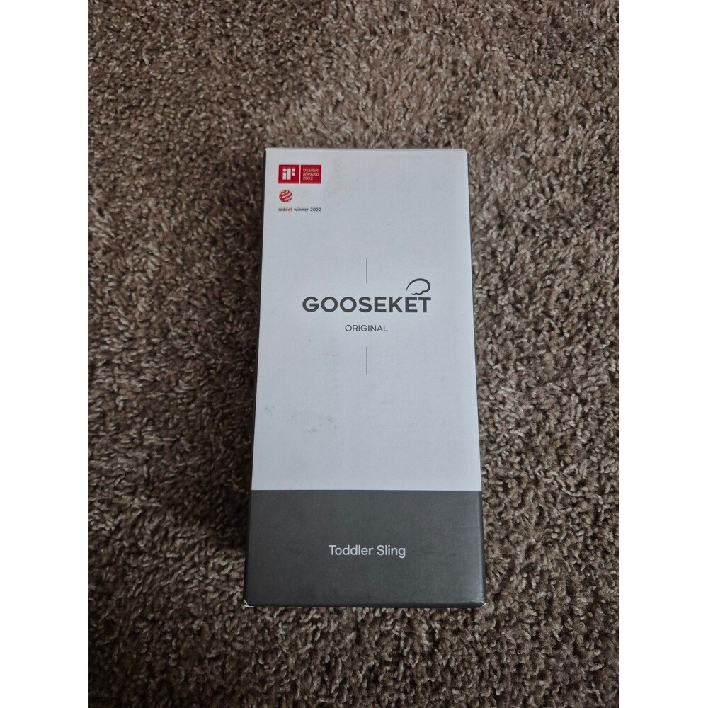 Gooseket toddler sling 100% cotton light grey